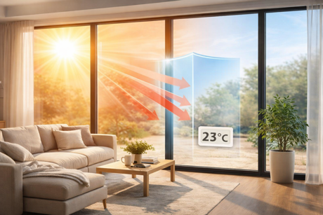 Συντελεστής θερμοπερατότητας τζαμιού Ug (glass)