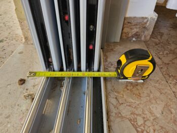Πως μετράμε το κενό στα χωνευτά κουφώματα για να δουν αν χωράνε σίτες ;