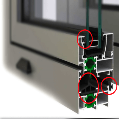 Λάστιχα κουφωμάτων