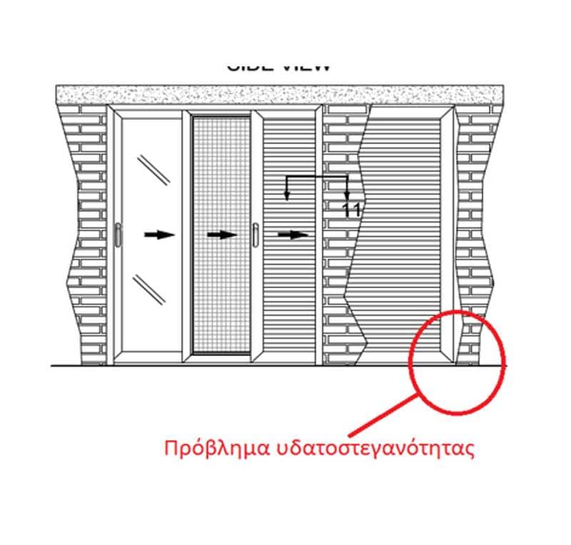 sliding frames that leak water (5)