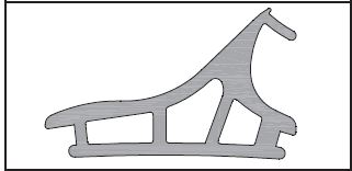 Κεντρικό λάστιχο κάσας EPDM