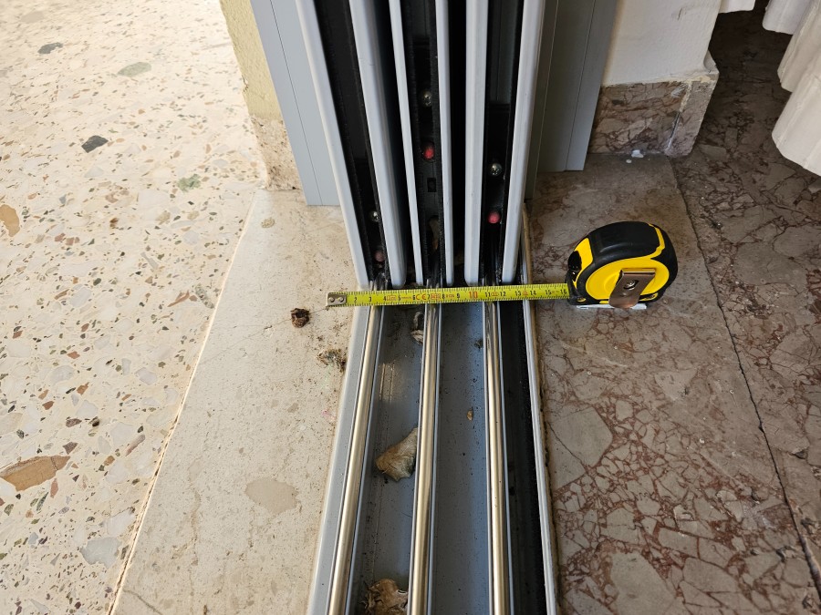 Πως μετράμε το τούνελ των συρόμενων χωνευτων κουφωμάτων