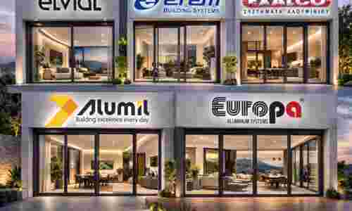 Οι μεγάλες εταιρείες στα κουφώματα αλουμινίου ( Europa ή Alumil ) .