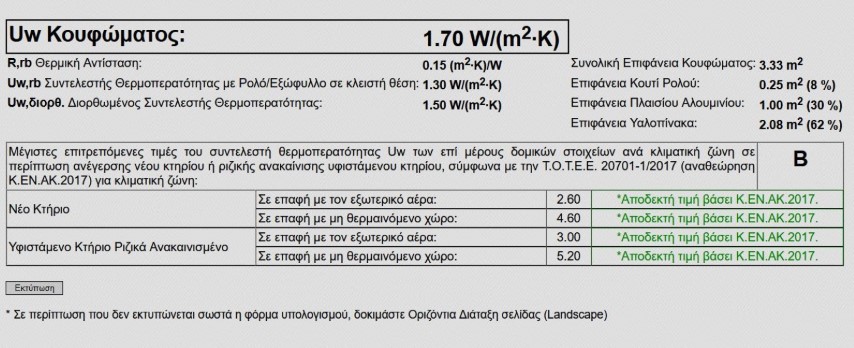 Πως διαλέγω κούφωμα που μπαίνει στην επιδότηση και πώς μπορεί να «πέσει» ένα κούφωμα κάτω από 2w/m2K και πώς μπορώ να πάρω τις ανώτερες δαπάνες;
