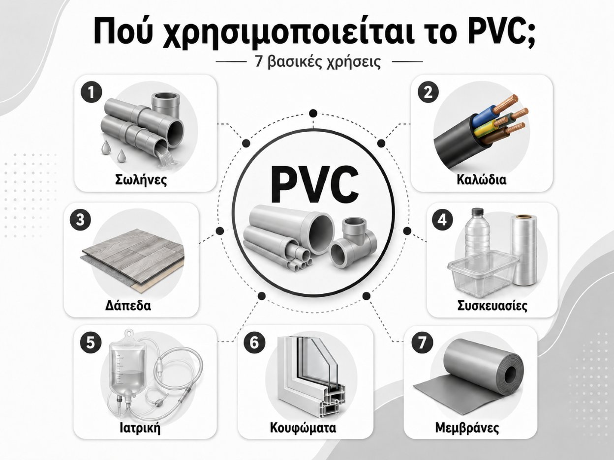 χρήση του pvc σαν υλικό