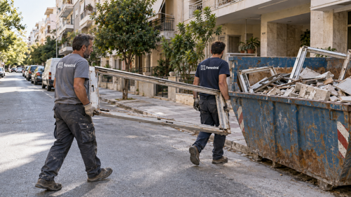 απομάκρυνση κουφωμάτων μετά την τοποθέτηση